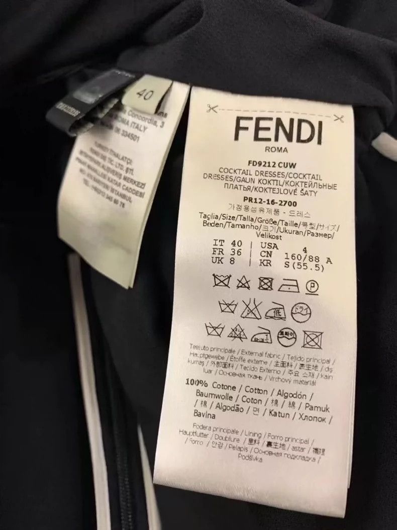 Fendi FENDI neckline embellished sleeveless dress Size L / US 10 / IT 46 - 3 Thumbnail