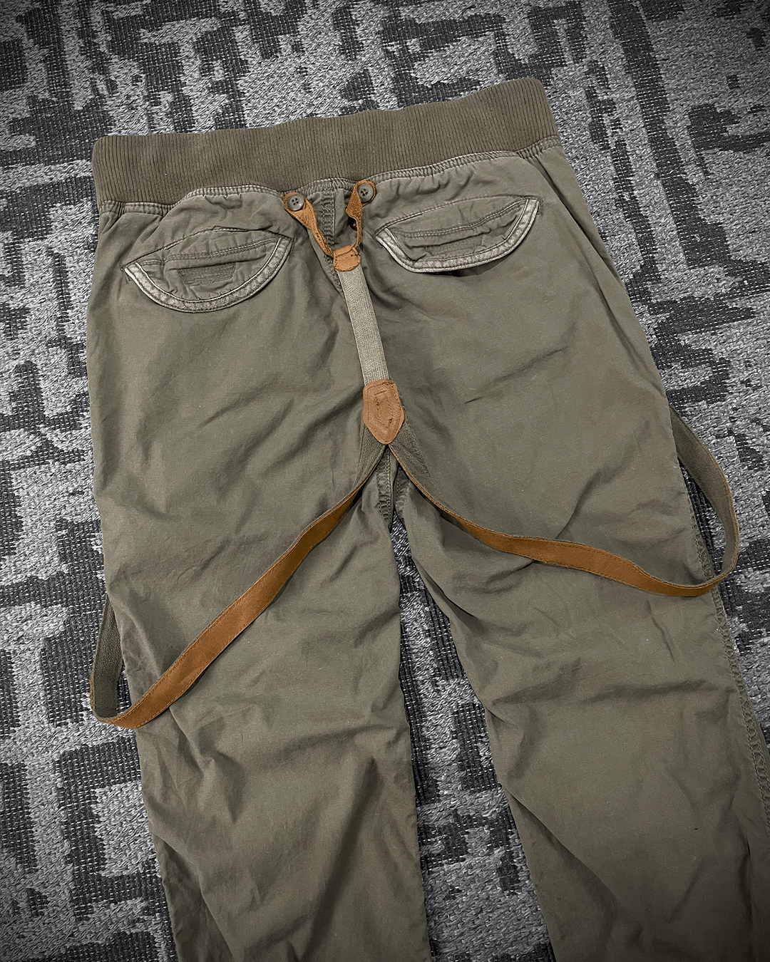 Japanese Brand G.o.a Military Suspender Skinny Pants Size US 31 - 7 Thumbnail