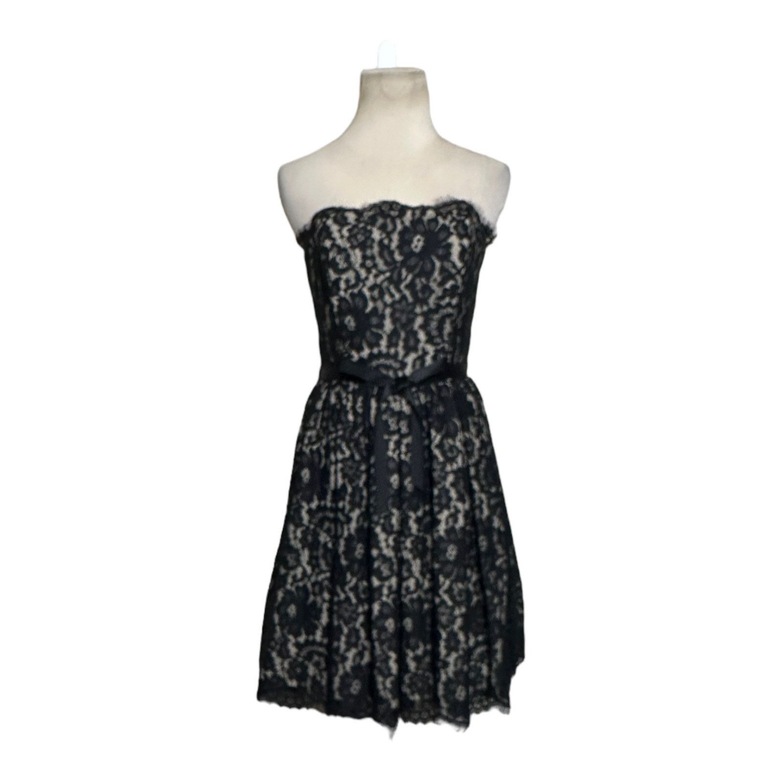 Robert Rodriguez Robert Rodriguez Lace Strapless Party Cocktail Dress Size 6 Size M / US 6-8 / IT 42-44 - 10 Thumbnail