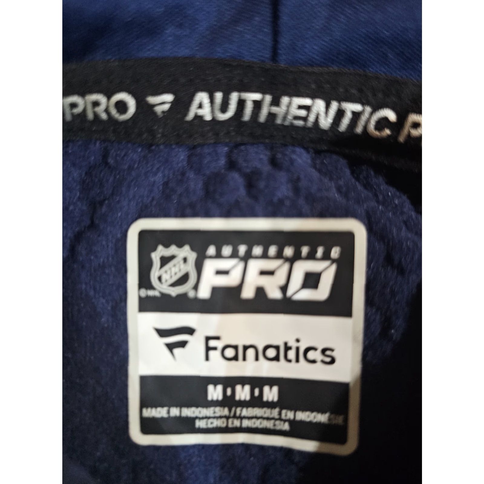 Vintage Fanatics Columbus Blue Jackets NHL Hooded Sweatshirt Navy Blue M Sports Apparel Womens Regular Size Med Size M / US 6-8 / IT 42-44 - 6 Thumbnail