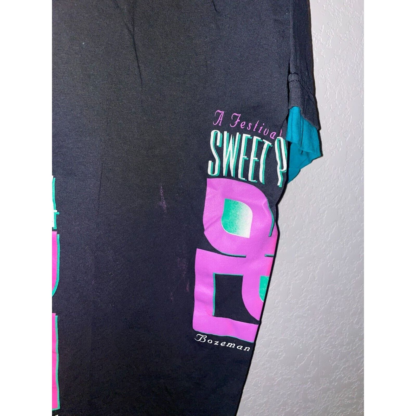 Vintage Vintage Test Print Shirt Sweet Pea 94 Western Black L Tee Size US L / EU 52-54 / 3 - 10 Thumbnail