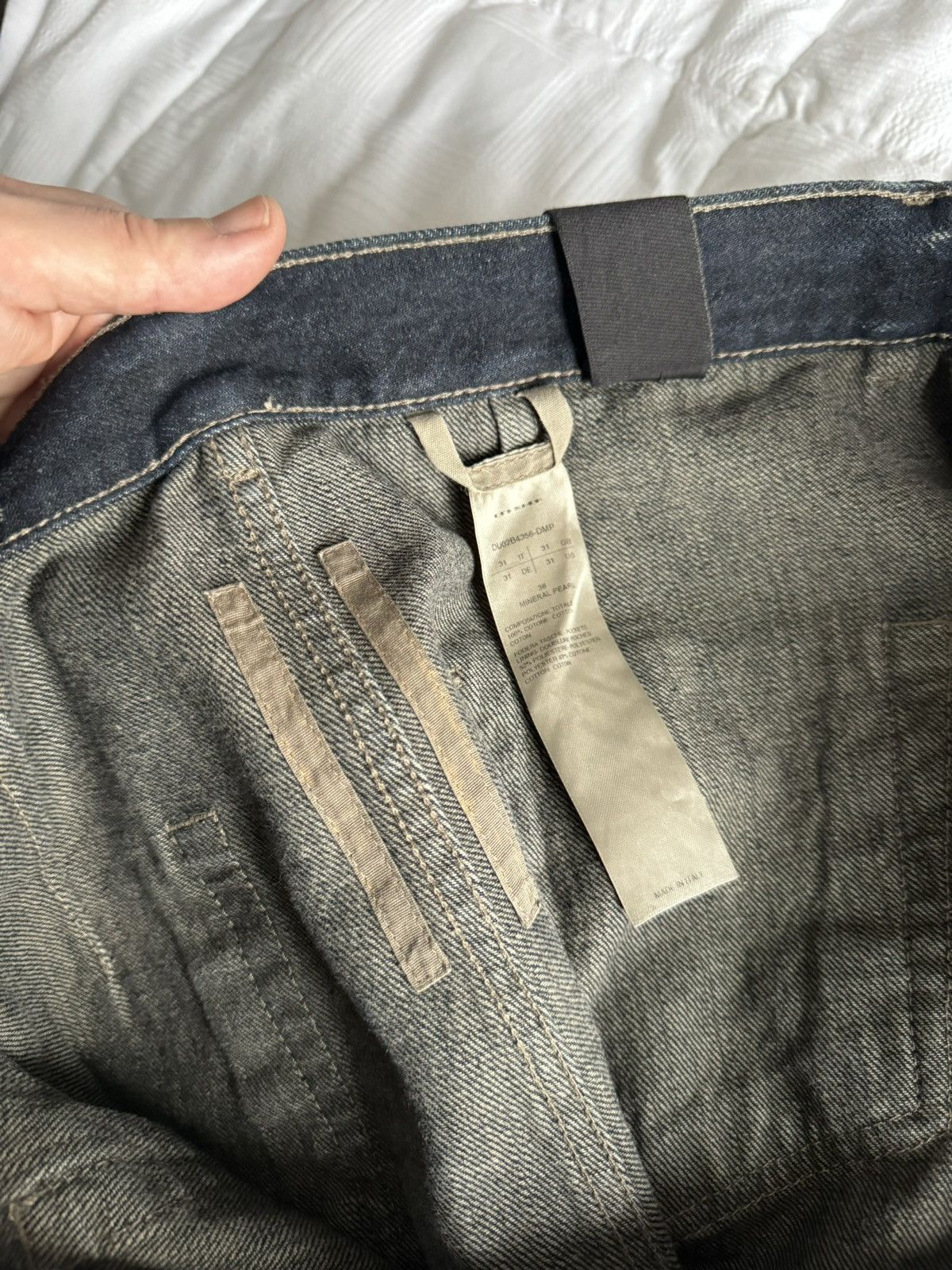 Rick Owens Brand New Rick Owens DRKSHDW Mineral Pearl Geth Jeans Size US 31 - 6 Thumbnail