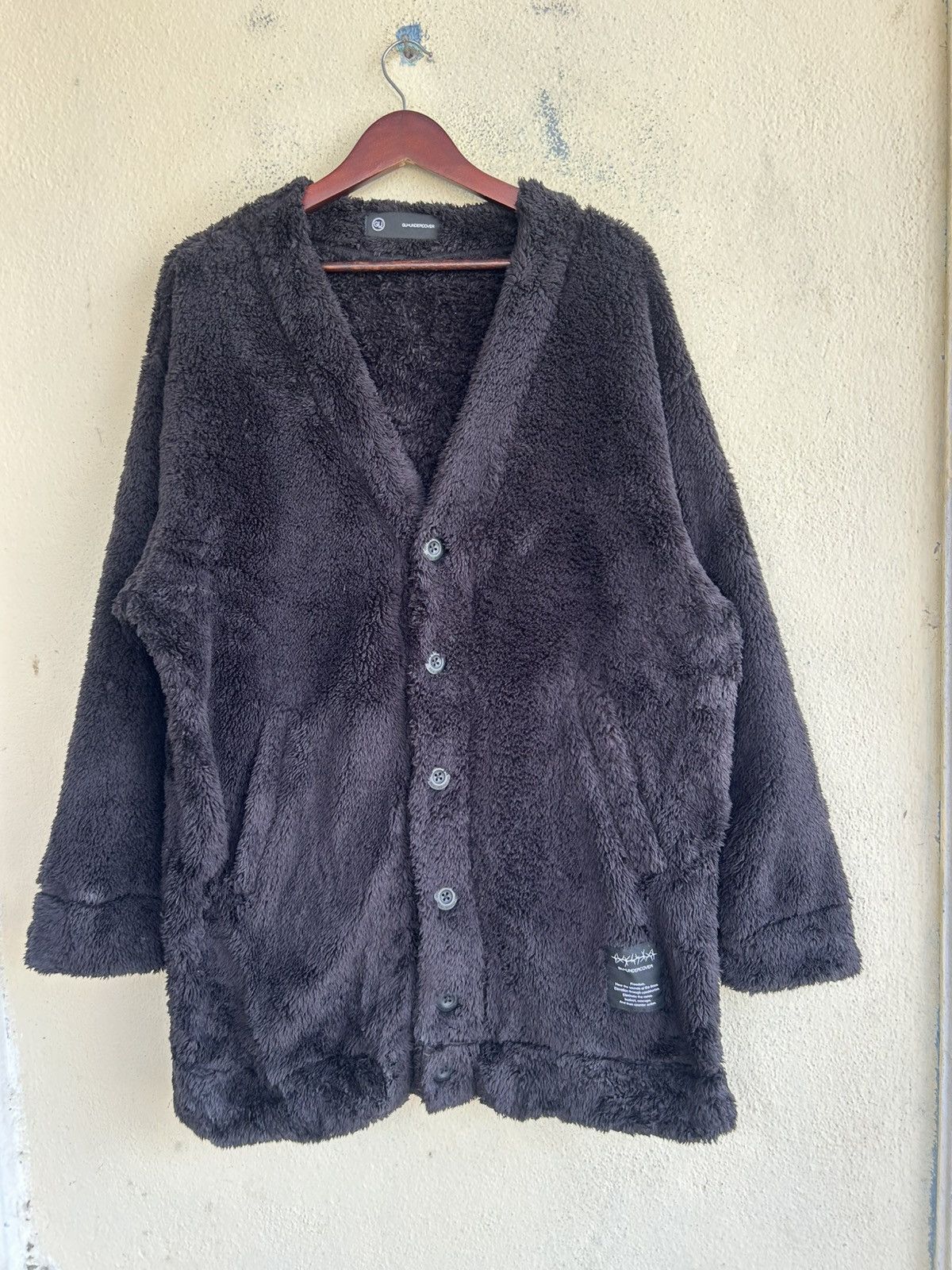 GU × Undercover GU X Undercover Fleece Sherpa Cardigan Size M / US 6-8 / IT 42-44 - 1 Thumbnail