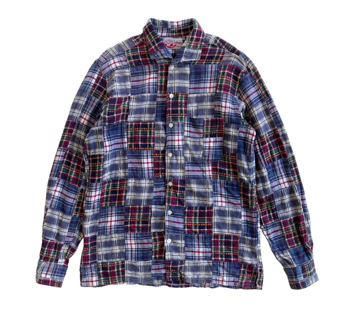 Flannel Mad Hectique Japan Patchwork Shirt Size US L / EU 52-54 / 3 - 2 Thumbnail