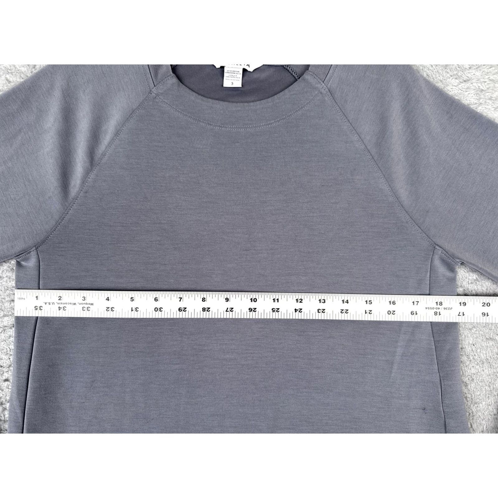 Athleta Athleta Sweater Womens S Gray Raglan Crewneck Pullover Hi Low Hem Sweatshirt Long Sleeve Casual Autumn Winter Travel Size S / US 4 / IT 40 - 7 Thumbnail