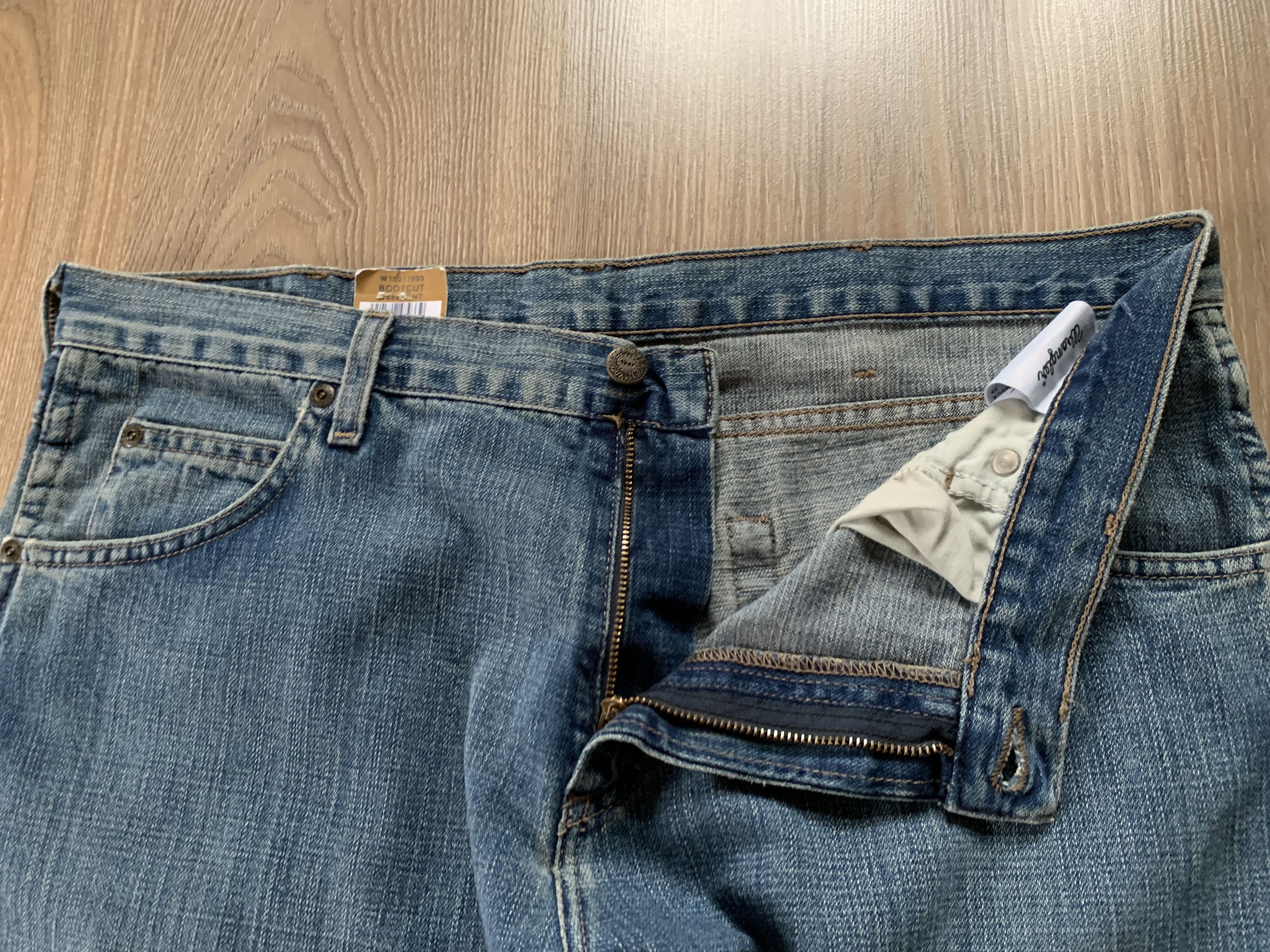 Denime × Wrangler Wrangler Bootcut Light Blue Jeans Size US 34 / EU 50 - 4 Thumbnail