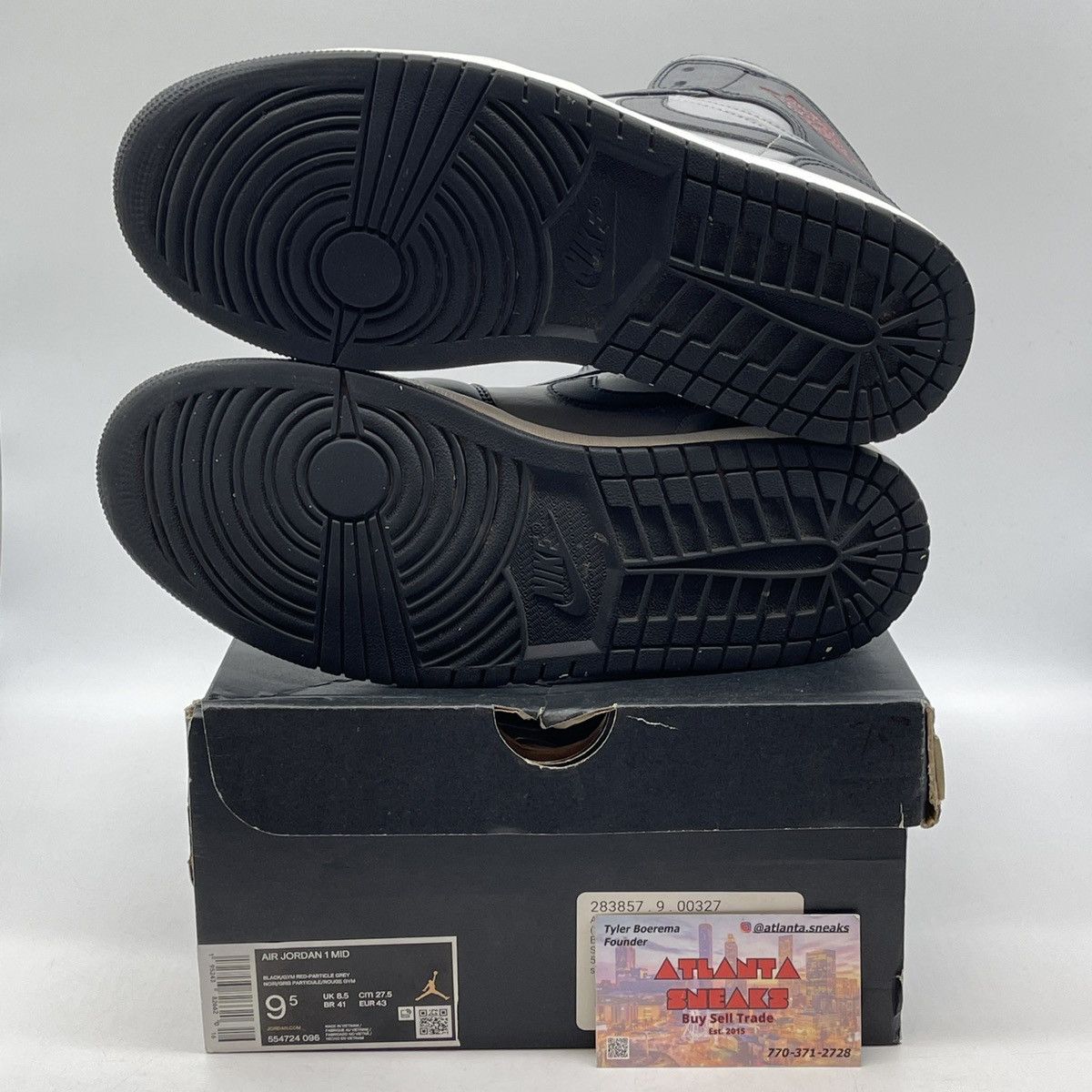 Nike Air Jordan 1 mid shadow Size US 9.5 / EU 42-43 - 7 Thumbnail