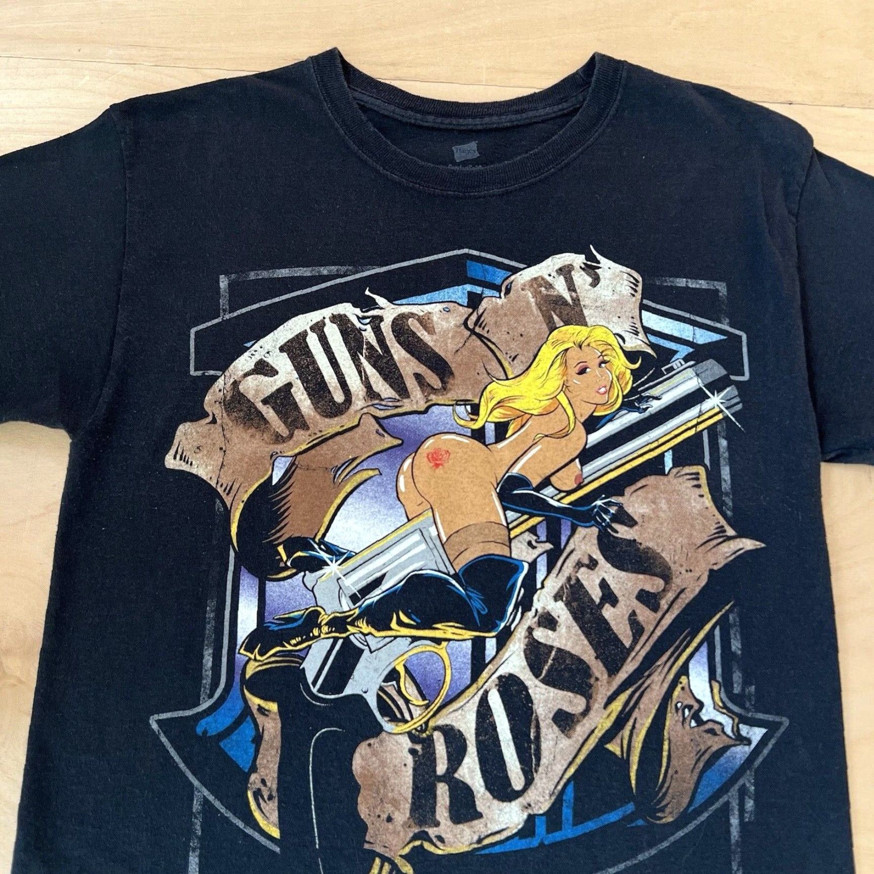 Vintage Guns N Roses Tour Shirt Small Black Mens Short Sleeve Vintage? No (Note: original is not vintage) Size US S / EU 44-46 / 1 - 3 Thumbnail