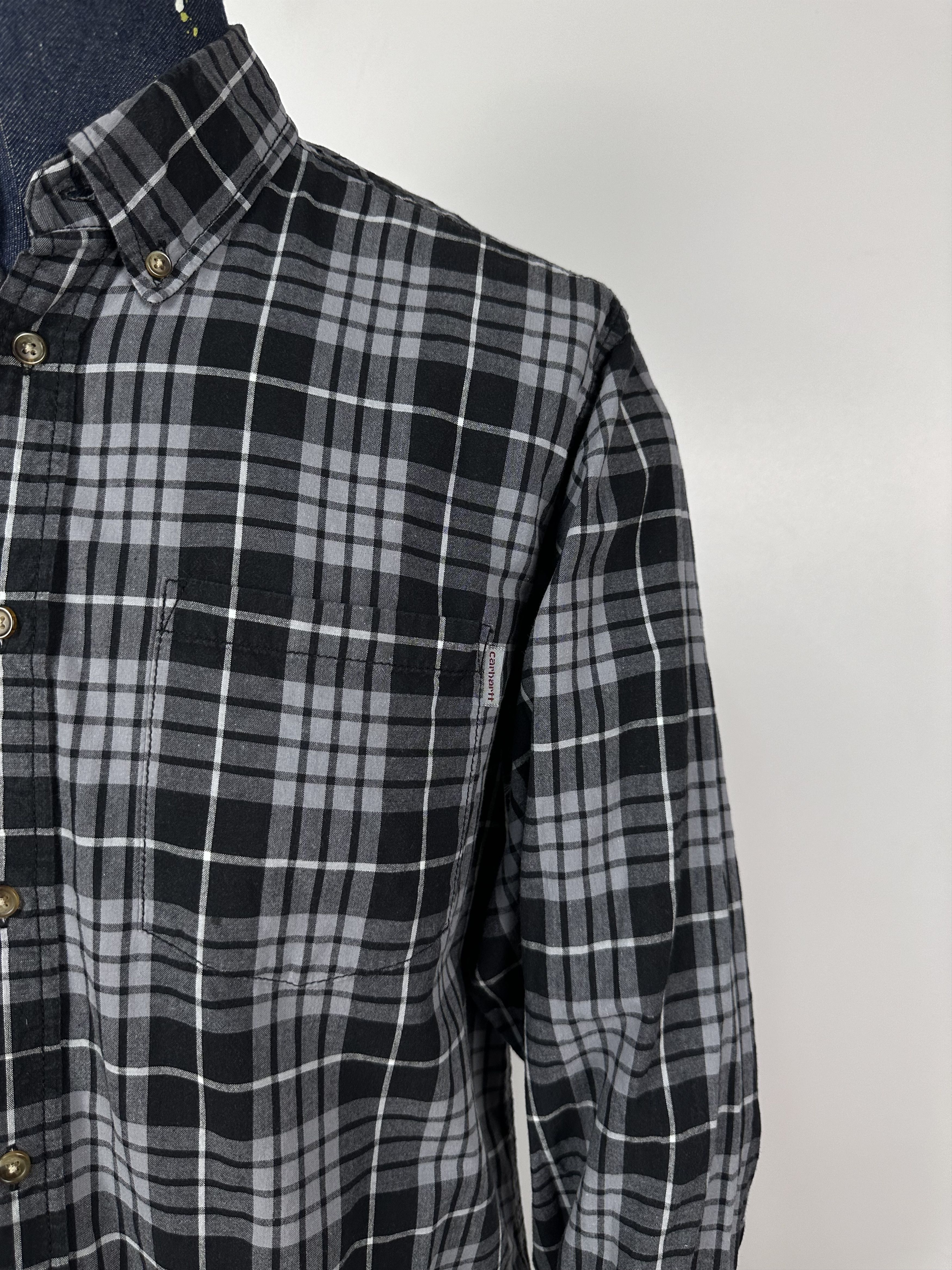 Carhartt × Carhartt Wip Carhartt Lester Shirt Button Down Plaid Long Sleeve Size US L / EU 52-54 / 3 - 3 Thumbnail