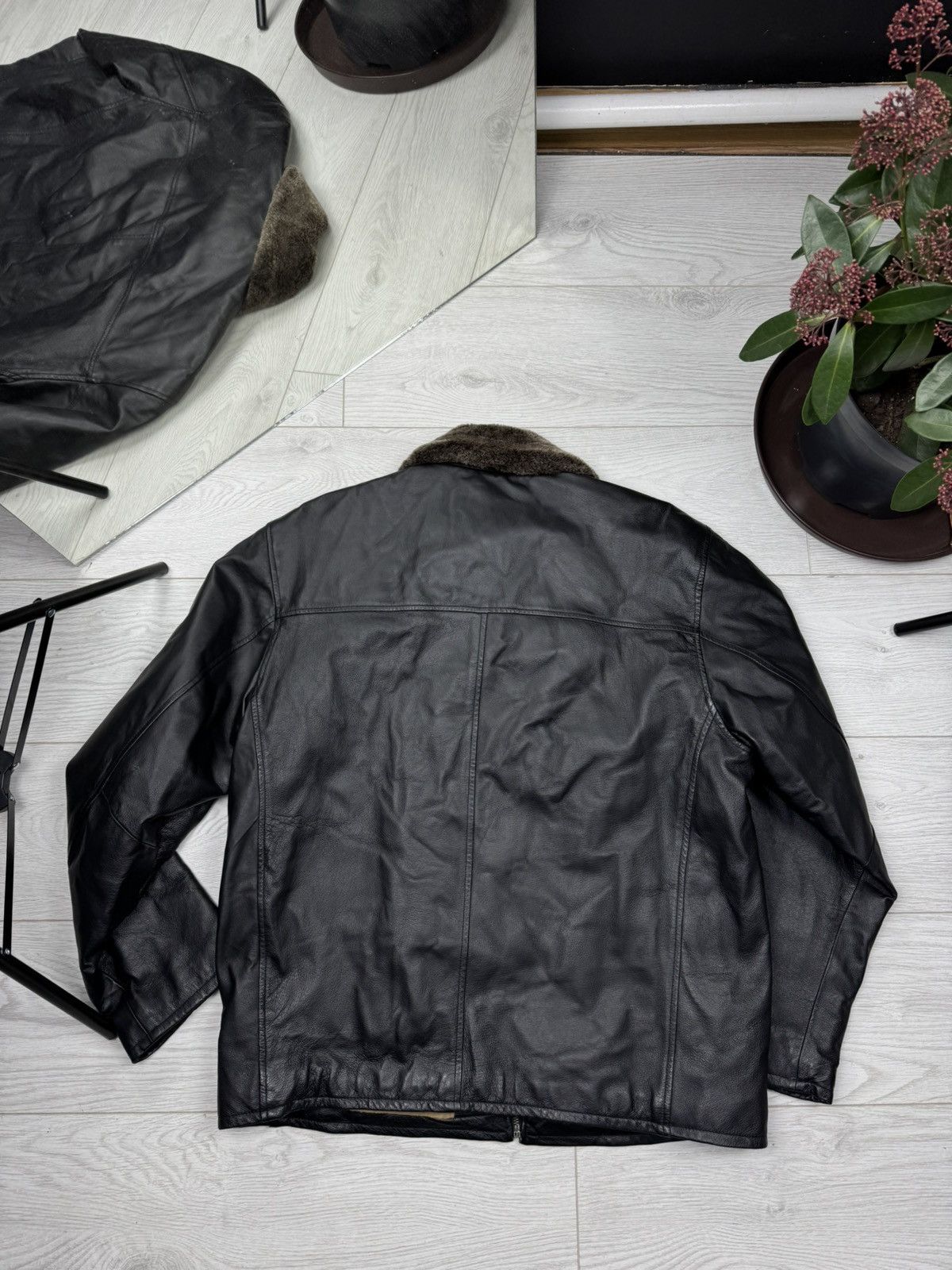 Genuine Leather × Vintage Vintage Trapper Distressed Racing Leather Jacket Size US M / EU 48-50 / 2 - 8 Thumbnail