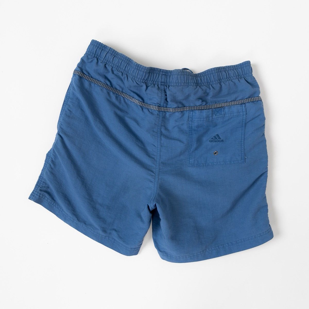 Adidas Adidas Vintage Mens 00s Blue Nylon Swim Shorts Mesh Lined Size US 32 / EU 48 - 2 Thumbnail