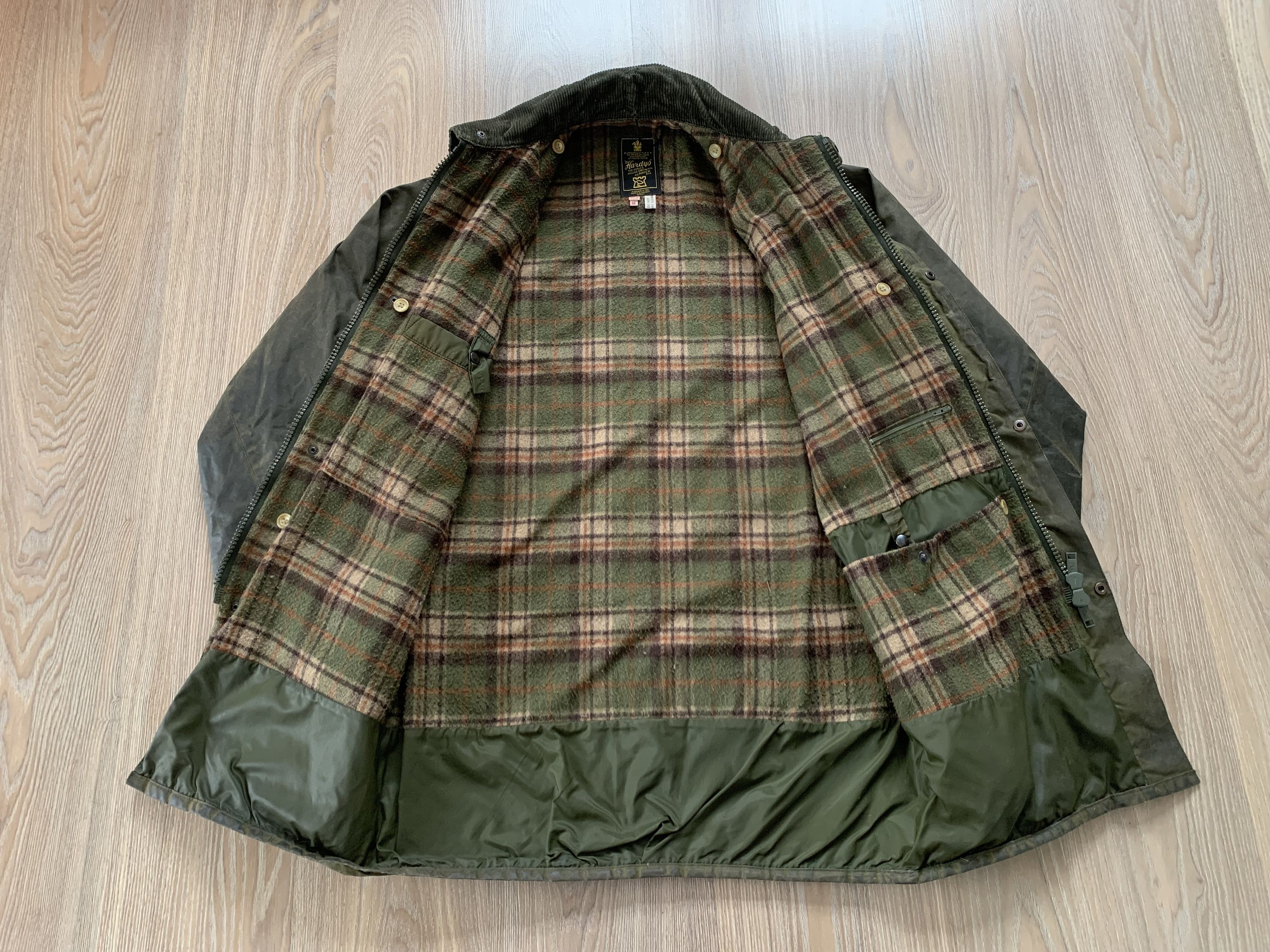 Other Retro Hardys English Waxed Heavy Coat Jacket Size US M / EU 48-50 / 2 - 4 Thumbnail