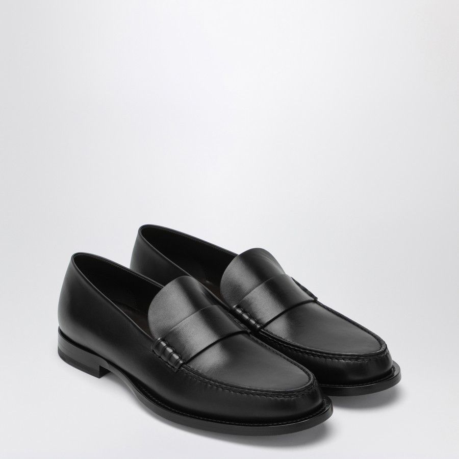The Row o1d2blof1024 Leather Novus Loafers in Black Size US 9 / IT 39 - 1 Thumbnail