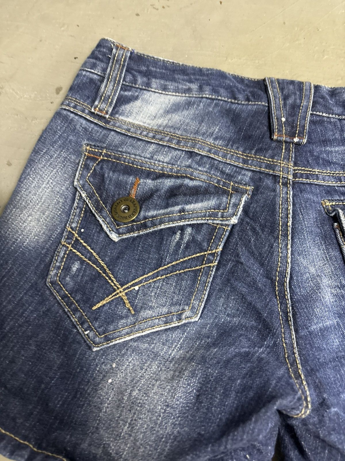 If Six Was Nine RNA H Naoto Acid Wash Paint Splatter Denim shorts Size 30" / US 8 / IT 44 - 12 Thumbnail