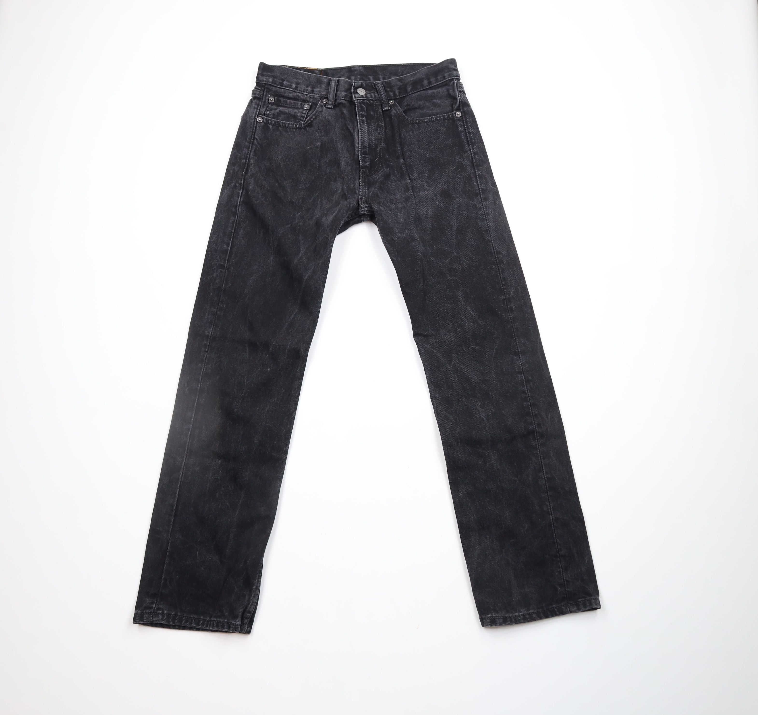 Levi's × Vintage Vintage Y2K Levis 505 Regular Fit Denim Jeans Black Cotton Size US 30 / EU 46 - 1 Thumbnail