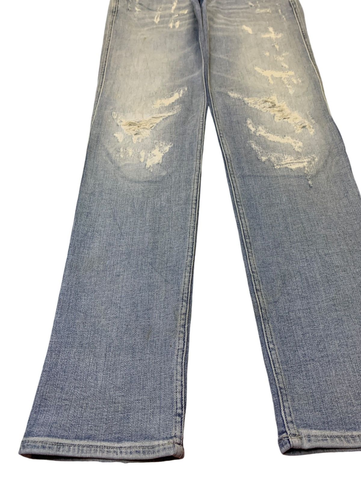 Japanese Brand × Replay Vintage Rattle Trap X Replay Faded Wash Distress Slim Jeans Size US 30 / EU 46 - 6 Thumbnail