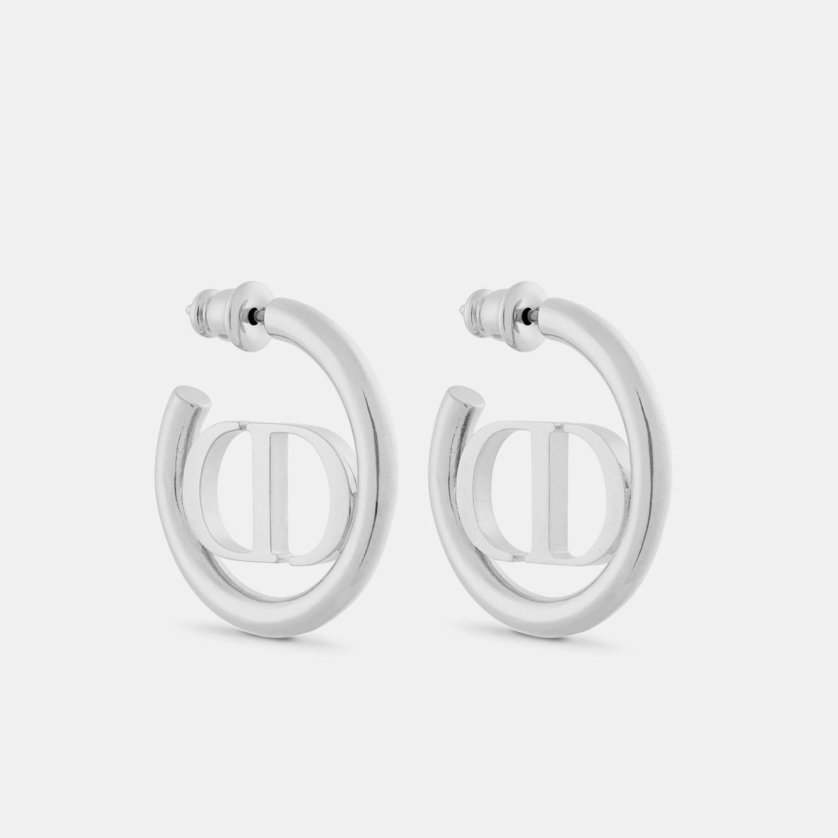 Dior o1bcso1str0126 Size:OS/30 Montaigne Earrings in Silver Size ONE SIZE - 2 Thumbnail