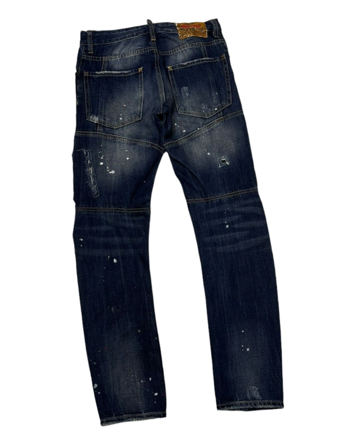 Dsquared2 DSQUARED2 CRAZY DISTRESSED PAINTER JEANS Size US 29 - 8 Thumbnail