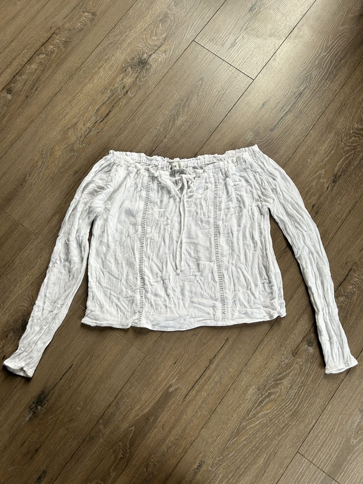 Hollister Hollister white boho top S Size S / US 4 / IT 40 - 1 Thumbnail