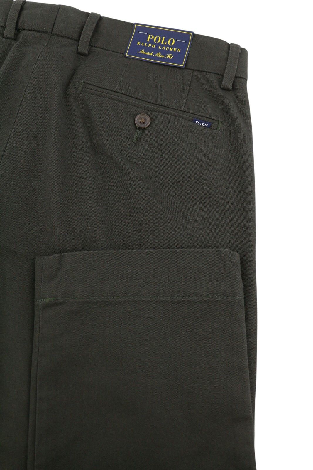 Ralph Lauren W28/L34 Brown Chino Slim Stretch Low Waist Trousers 87040 Size US 28 / EU 44 - 5 Thumbnail