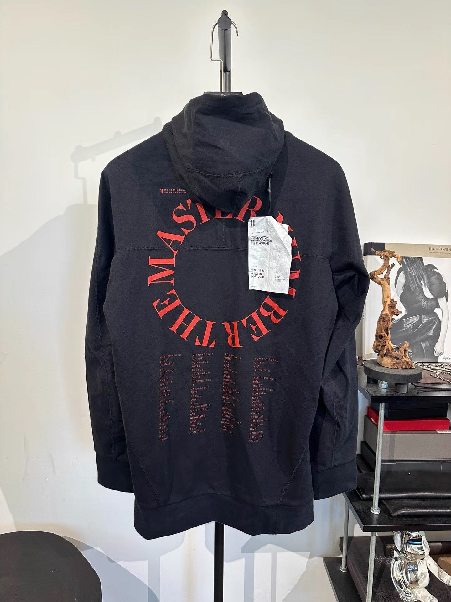 11 By Boris Bidjan Saberi 11by BBS H1B Print Integrated Mask Hoodie K35 Size US L / EU 52-54 / 3 - 1 Thumbnail