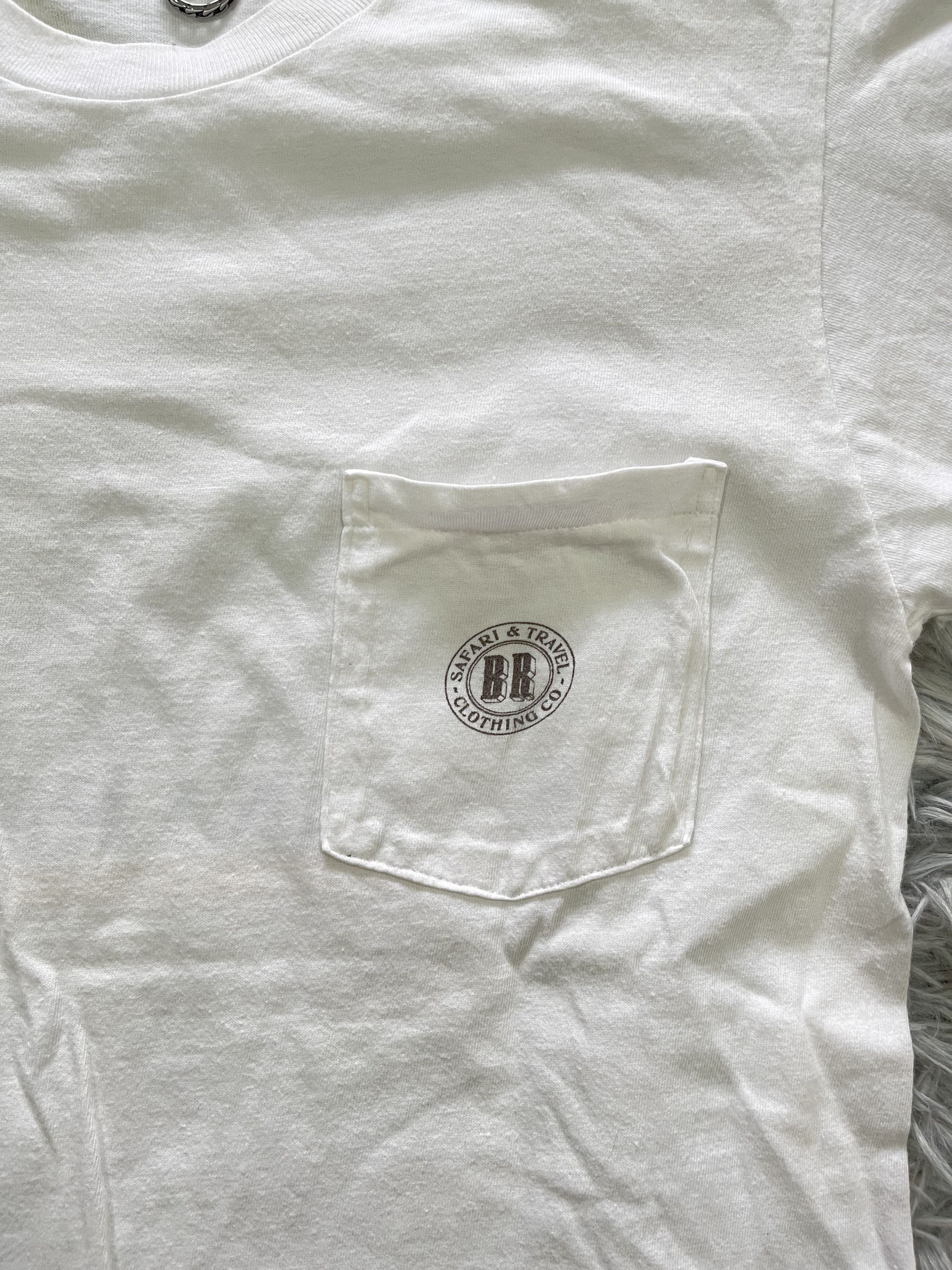 Banana Republic Vintage 90s Lion Safari Banana Republic Pocket T-shirts Size US M / EU 48-50 / 2 - 5 Thumbnail