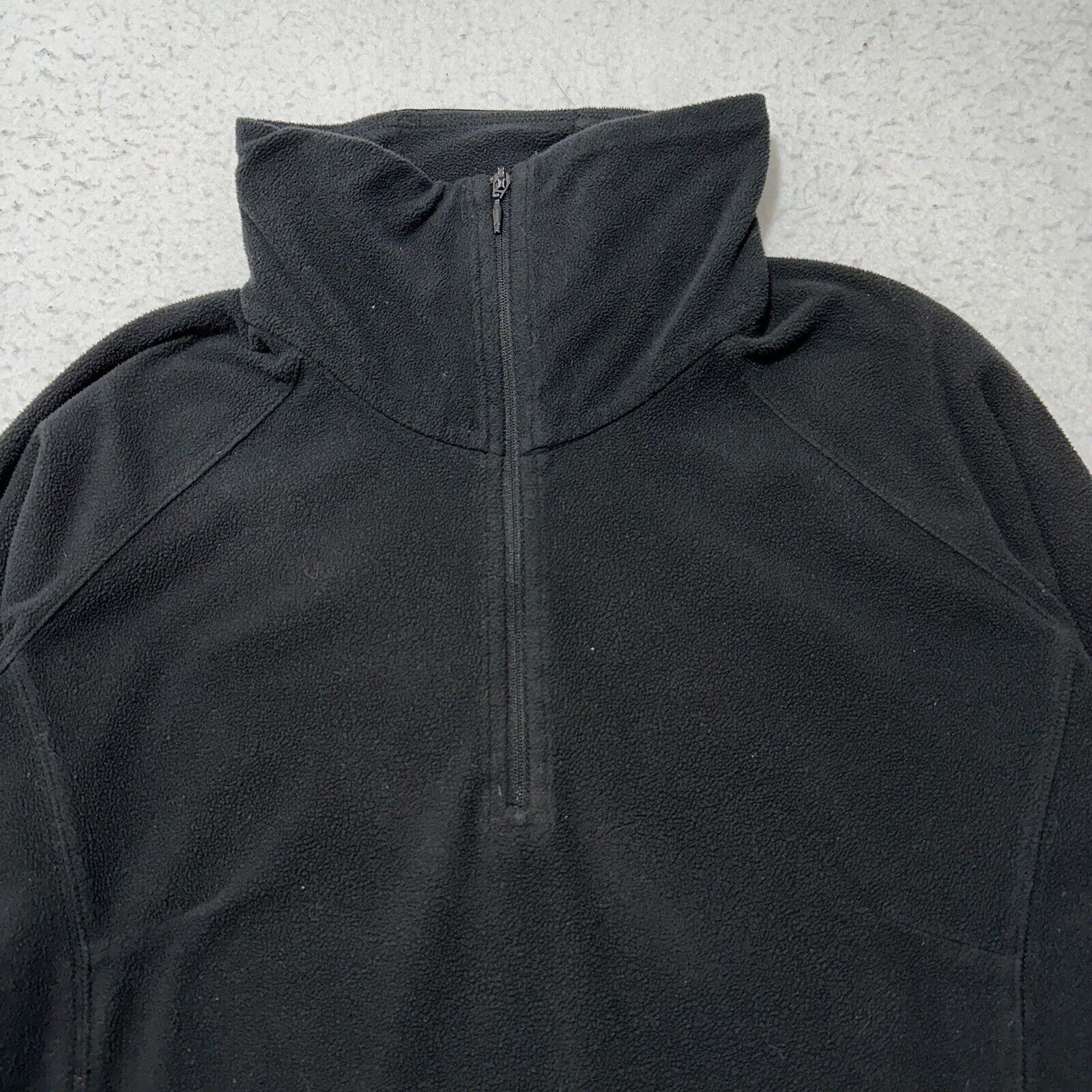 Columbia Columbia Medium Fleece 1/4 Zip Black Sweatshirt Embroidered Size M / US 6-8 / IT 42-44 - 2 Thumbnail