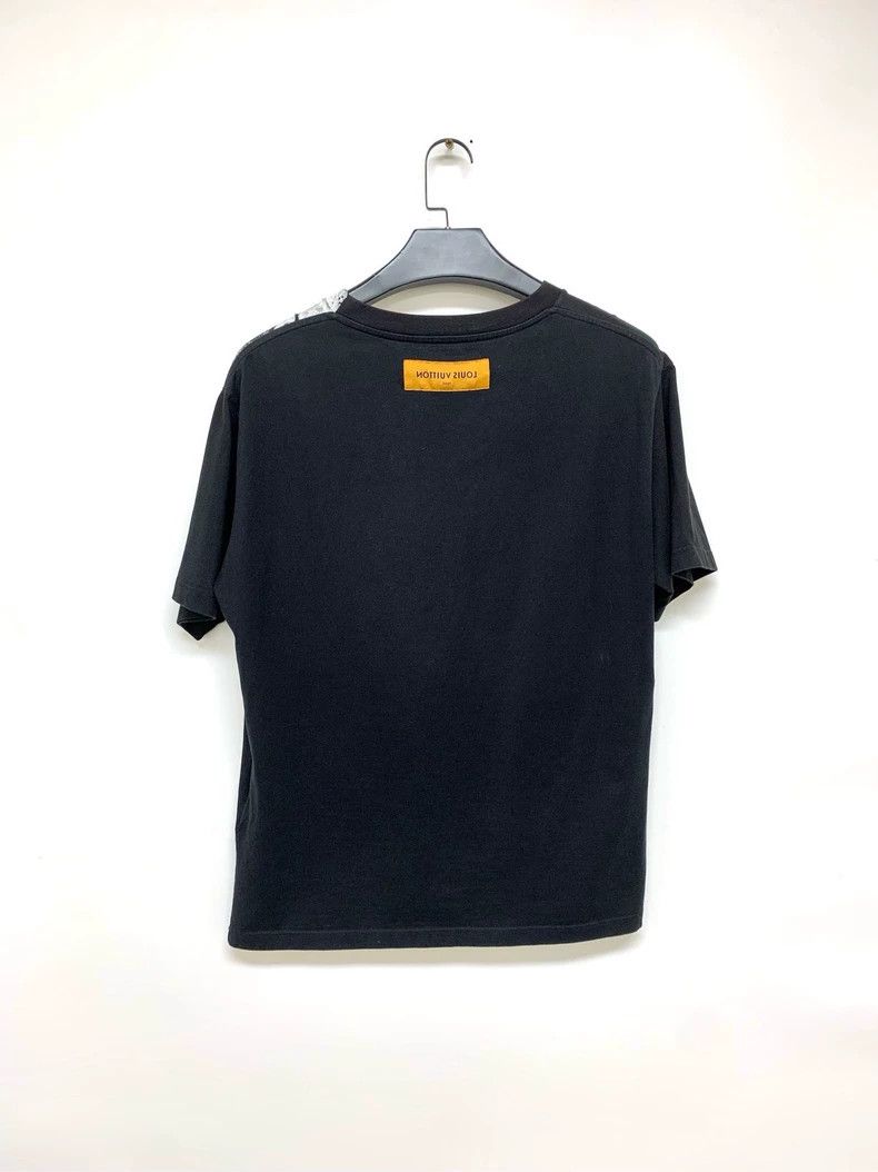 Louis Vuitton Louis Vuitton Chain printed black short sleeves Size US XL / EU 56 / 4 - 8 Thumbnail