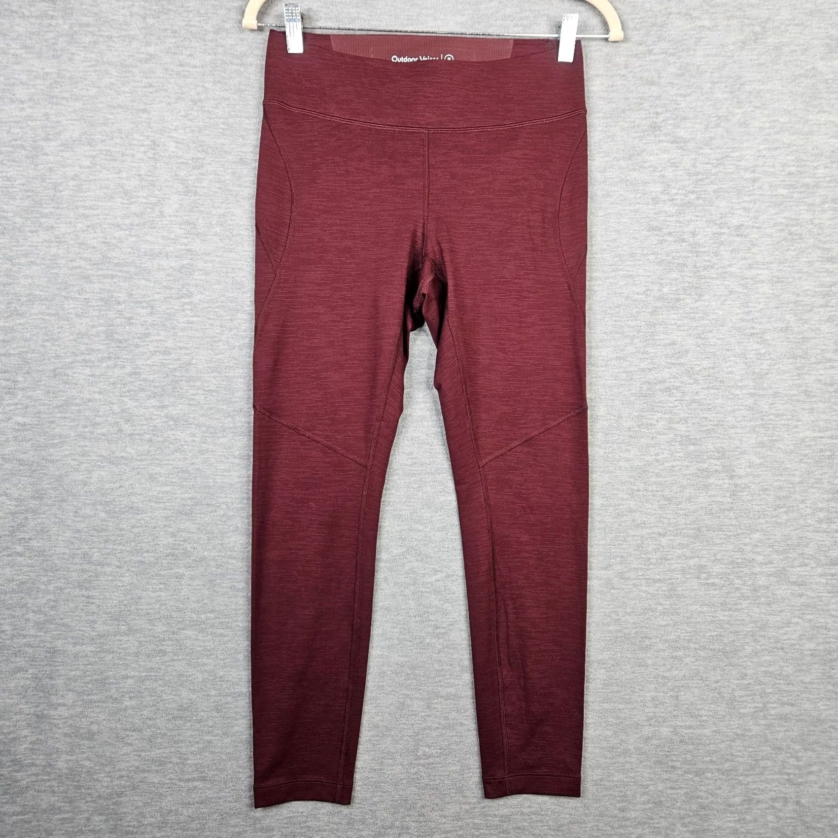 Outdoor Voices Outdoor Voices Women's Pants M Red Solid Outdoor Activewear Pants Size M Regular Skinny Leg Lygal? Size 32" / US 10 / IT 46 - 2 Thumbnail