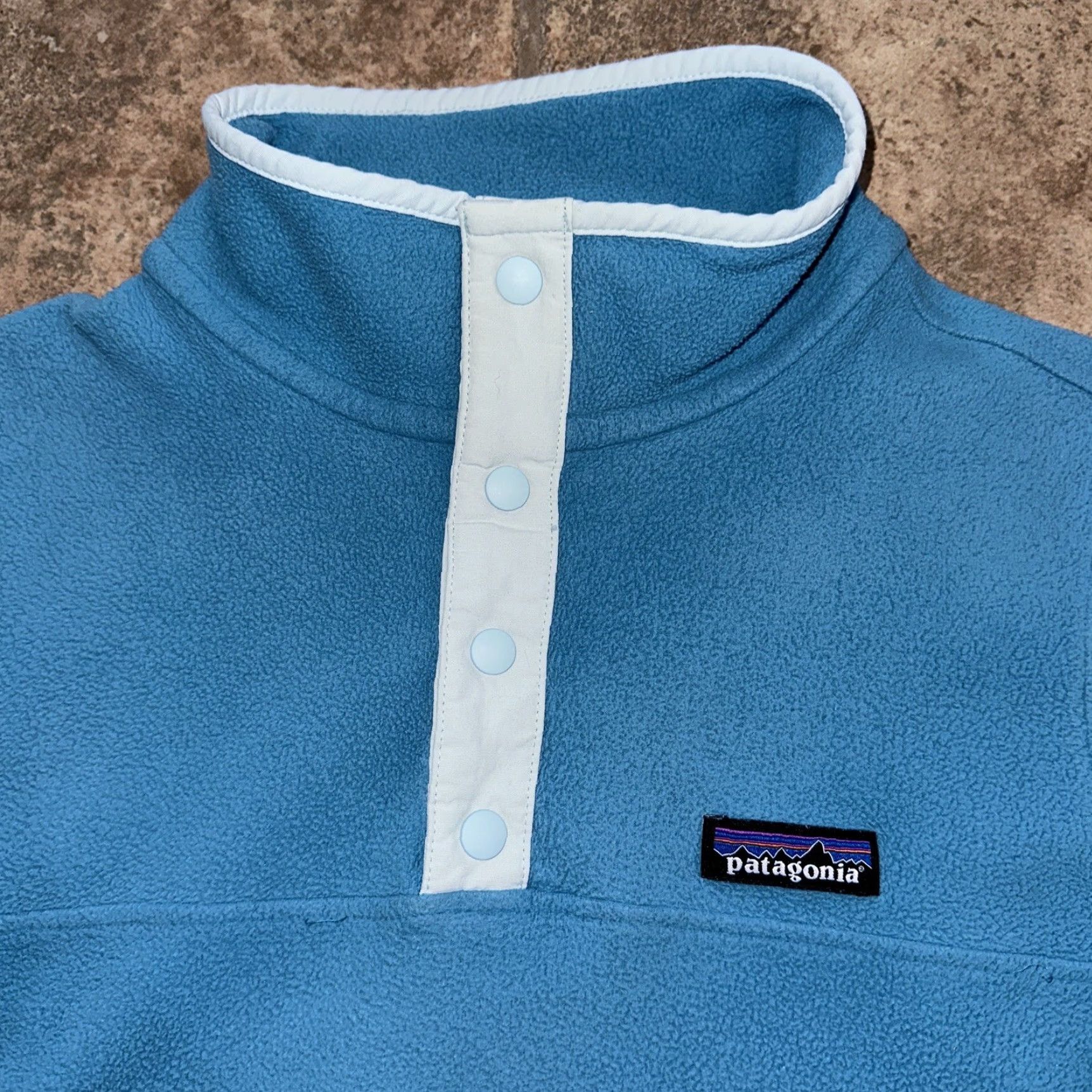 Patagonia Vintage Patagonia Women's T Snap Blue Fleece Pullover Size S Size S / US 4 / IT 40 - 3 Thumbnail