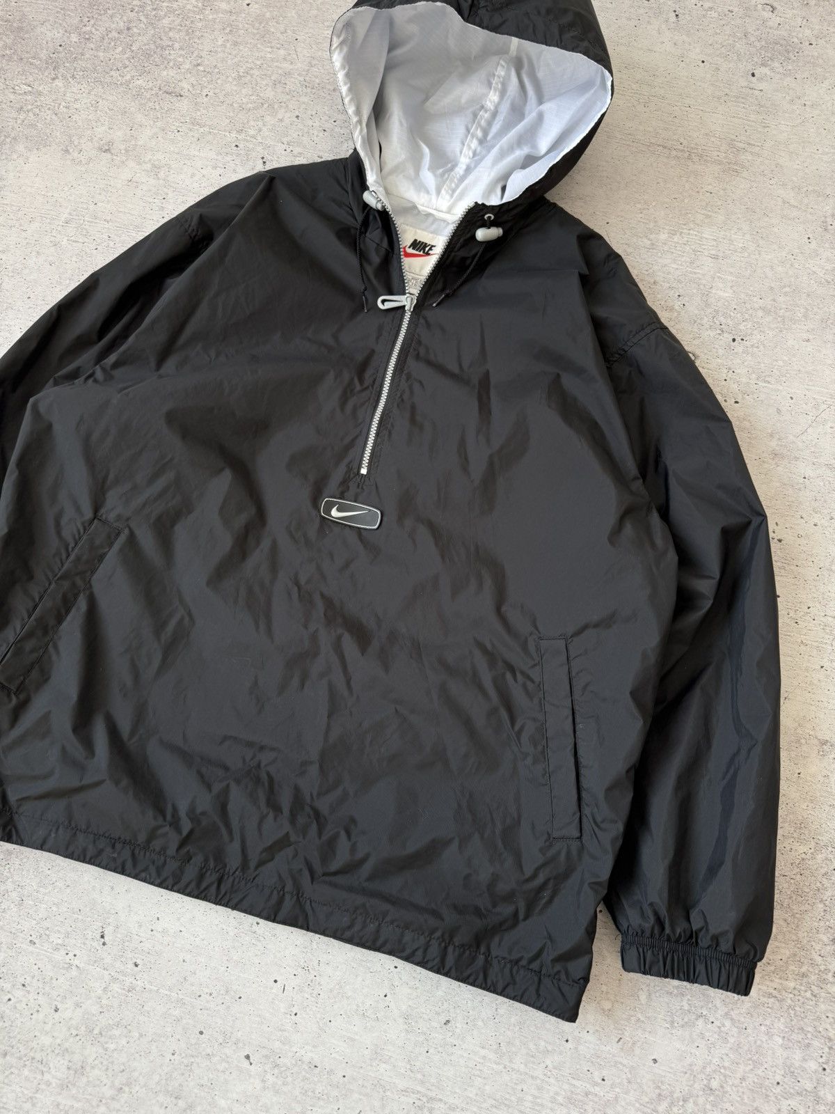 Nike Vintage Nike Center Swoosh Anorak Jacket Y2K Size L Size US L / EU 52-54 / 3 - 7 Thumbnail
