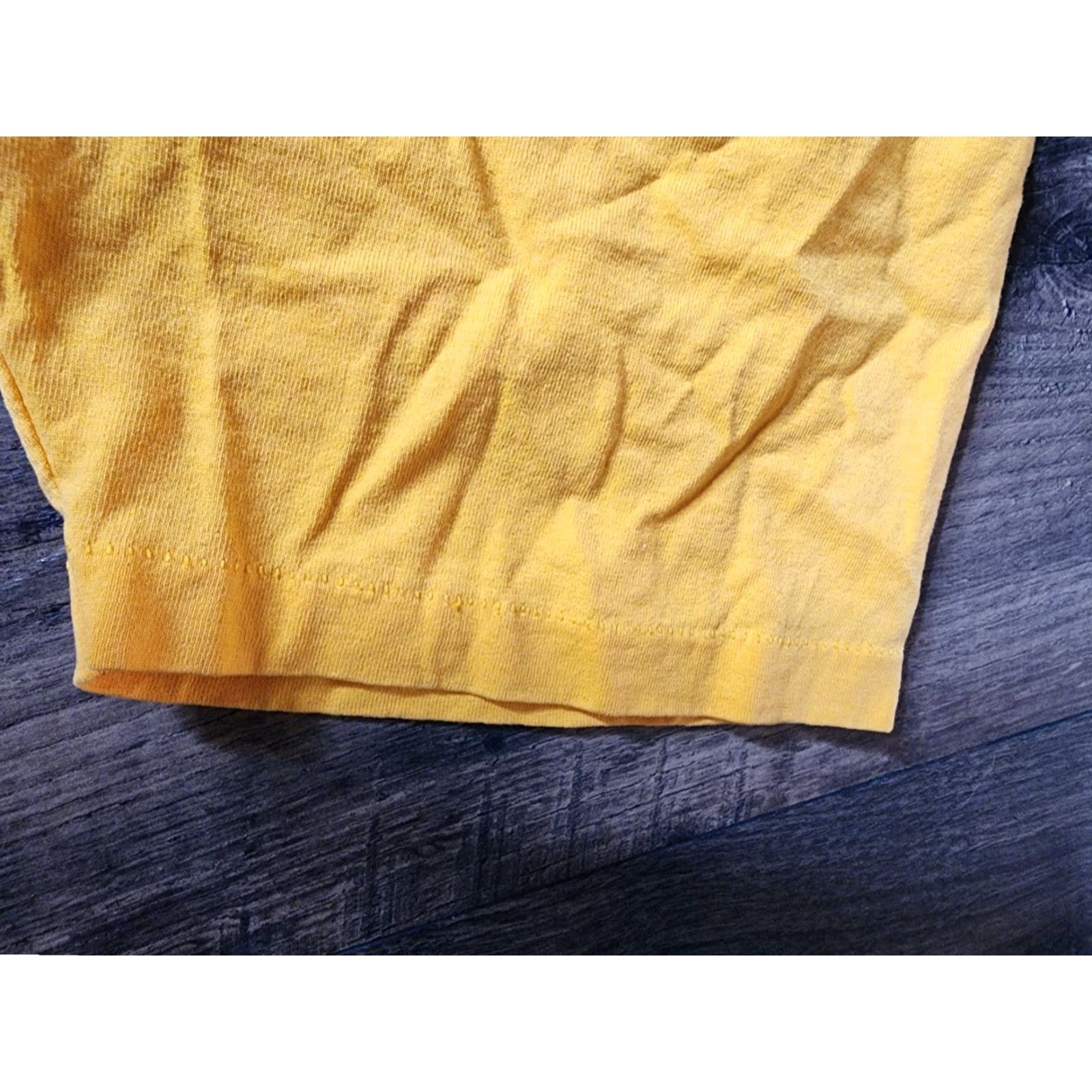 Fruit Of The Loom VINTAGE South Girard High School 1970 25th Reunion T Shirt Bulldogs Mens XL Yellow Cotton Blend Logo Shirt Size US XL / EU 56 / 4 - 5 Thumbnail