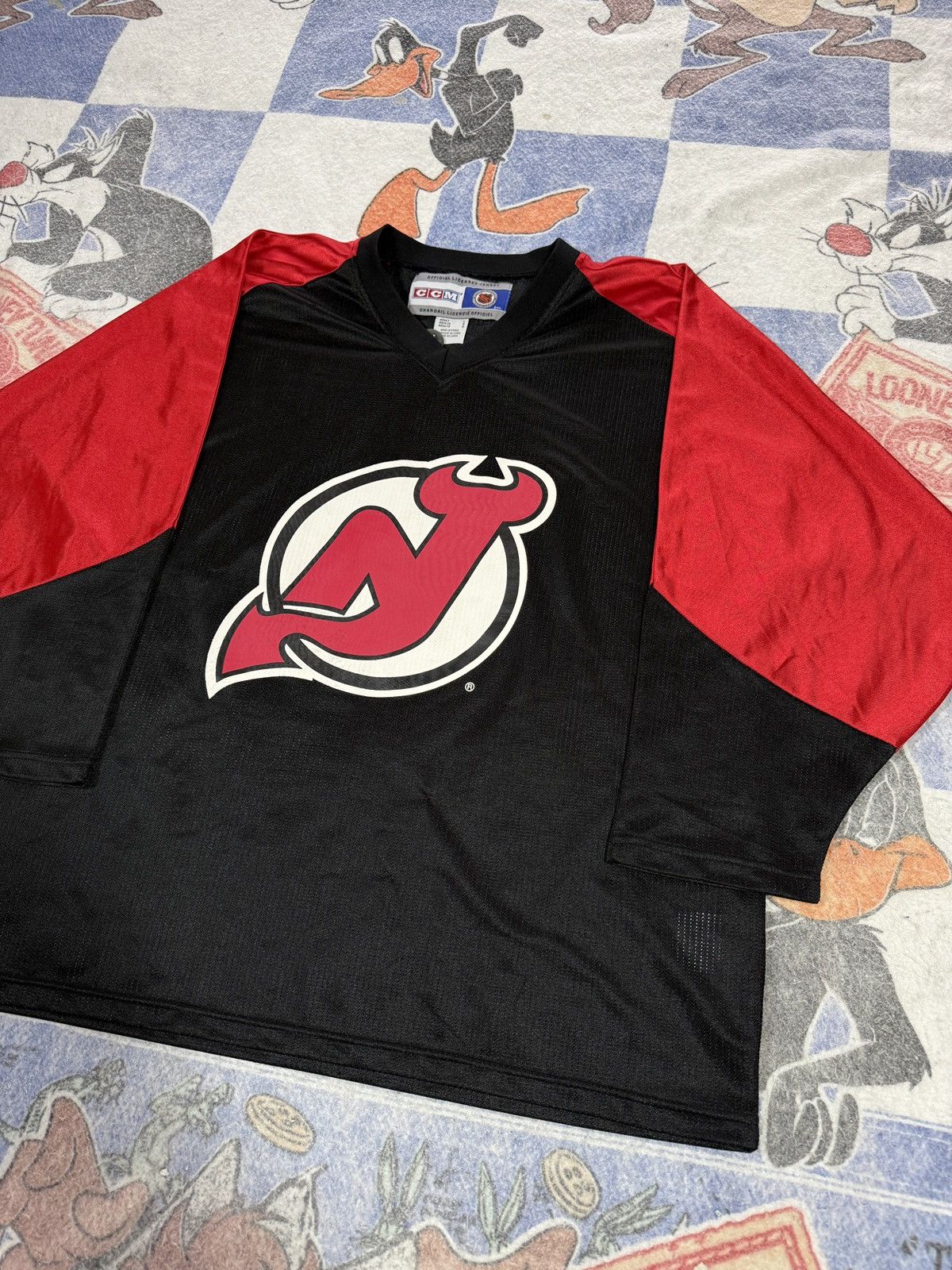 NHL Vintage martin brodeur new jersey devils jersey Size US L / EU 52-54 / 3 - 2 Thumbnail