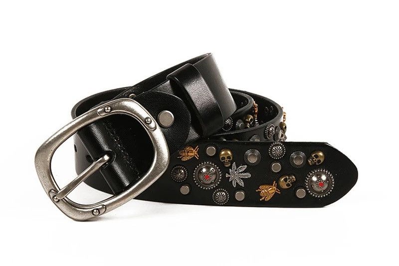 Layer Luxury Designers Heavy Metal Rivet Belts