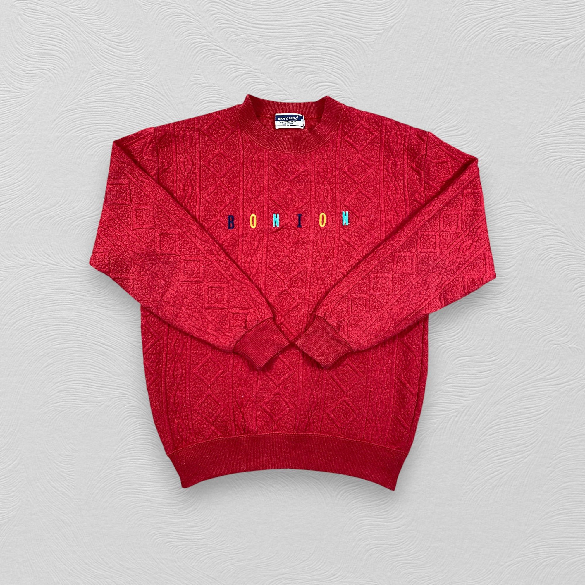 Japanese Brand Vintage Japanese Brand Red Sweatshirt Embroidery - J212 Size US M / EU 48-50 / 2 - 3 Thumbnail