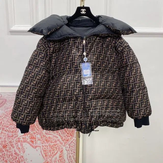 Fendi Fendi Monogrammed Printed Down Jacket Size US S / EU 44-46 / 1 - 1 Thumbnail