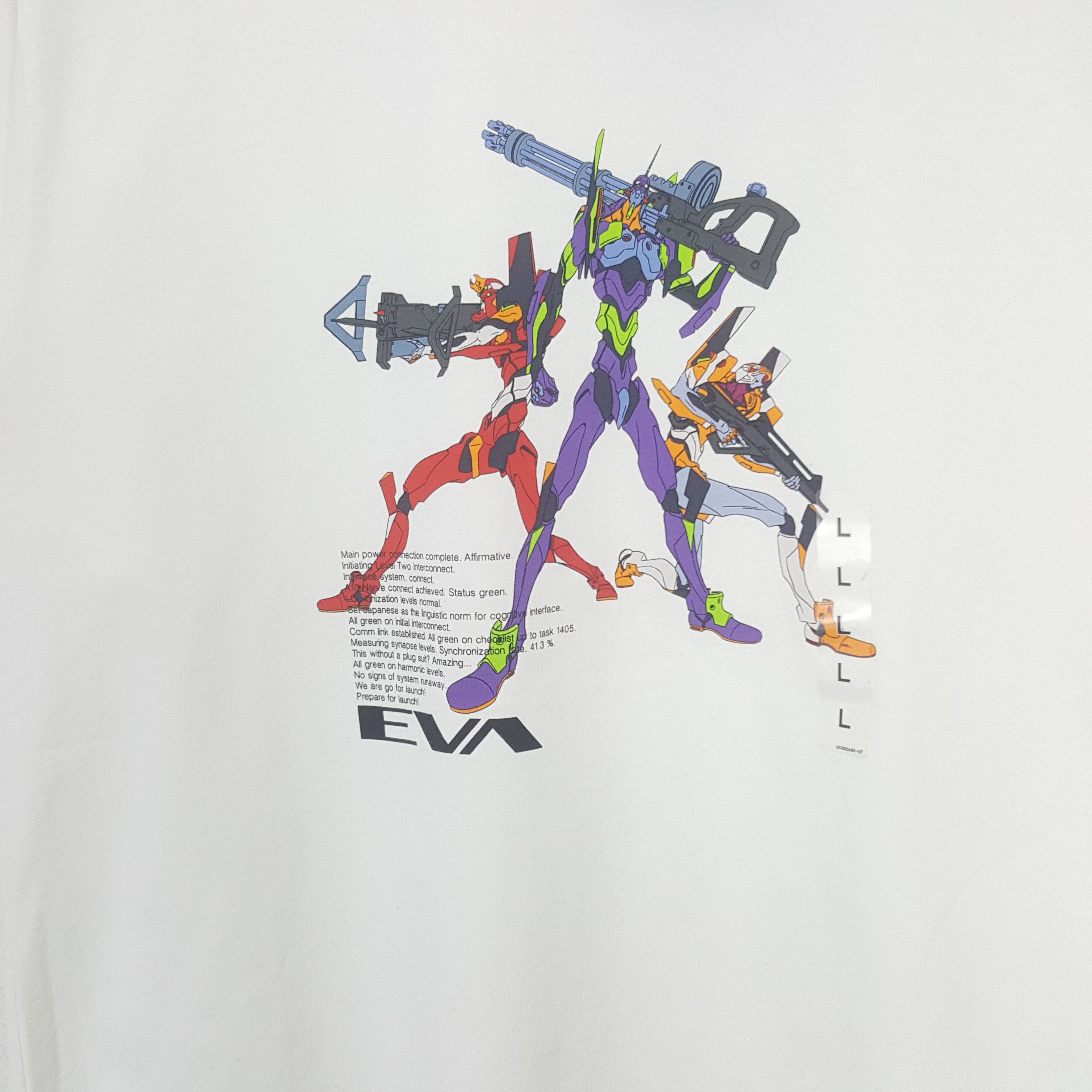 Anime Vintage Anime Evangelions Japanese Uniqlo Anime Tshirt RR2 Size US L / EU 52-54 / 3 - 2 Thumbnail