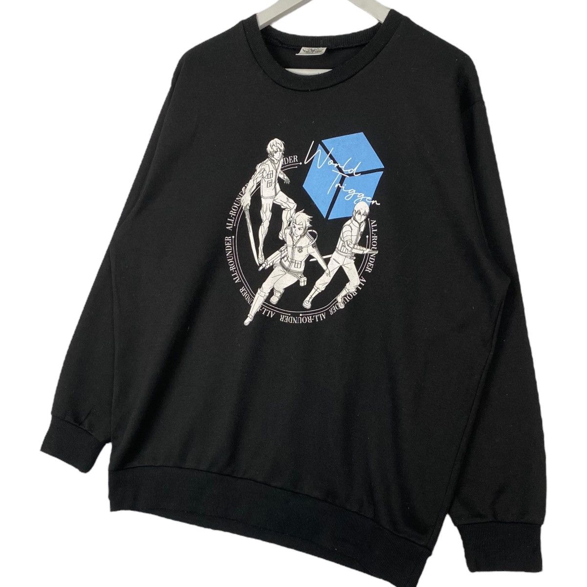 Designer × Vintage Vintage World Trigger Crewneck Sweatshirt Black Size US L / EU 52-54 / 3 - 2 Thumbnail