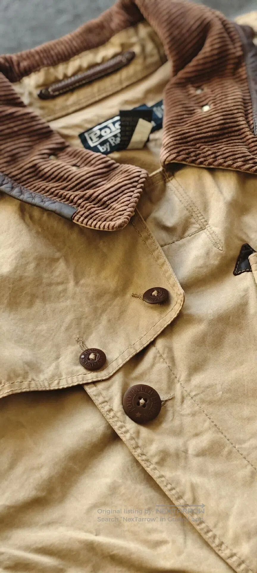 Polo Ralph Lauren Ralph Lauren Vintage Waxed Cotton Trench Coat. Size US M / EU 48-50 / 2 - 6 Thumbnail