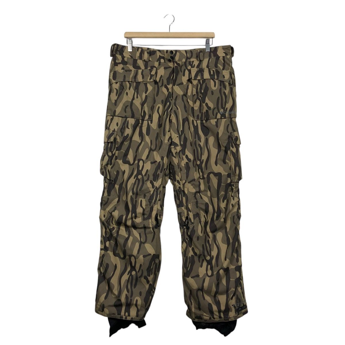 Japanese Brand 🔥VINTAGE CAMOUFLAGE SKI CARGO PANTS COLUMBIA MULTI POCKETS Size US 36 / EU 52 - 3 Thumbnail