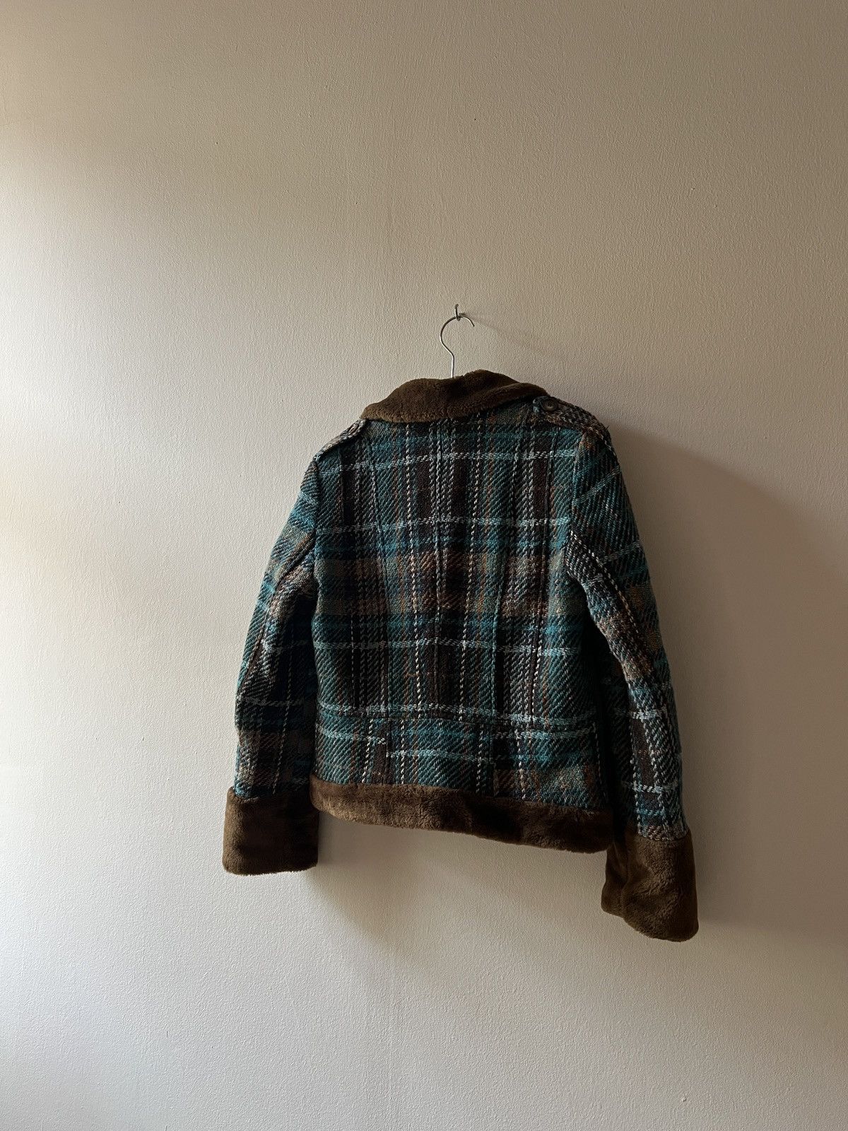 Other Vintage Y2K Knitted Bomber Winter Jacket Size L / US 10 / IT 46 - 9 Thumbnail
