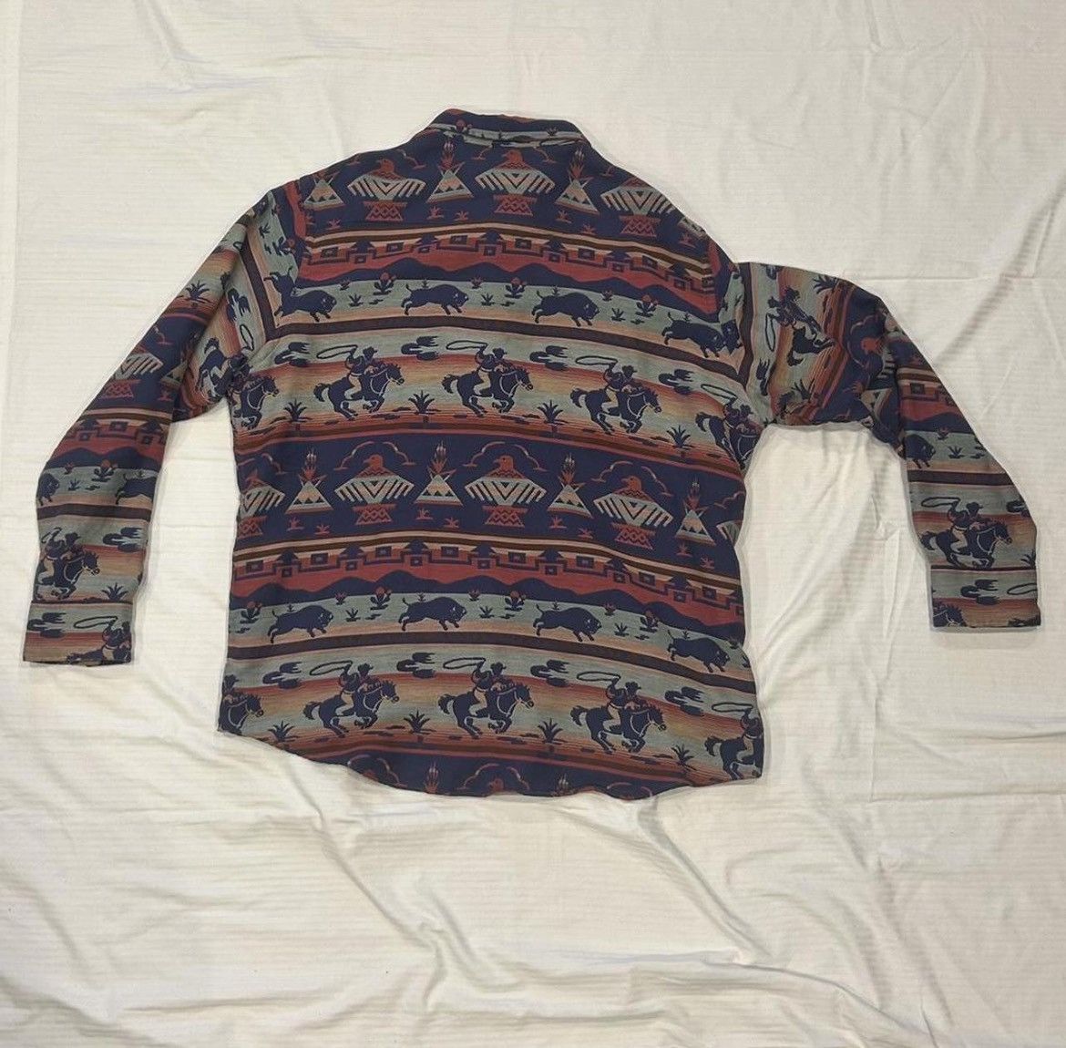 Ralph Lauren Polo Ralph Lauren Southwestern Indian Aztec Western Cowboy Size US XXL / EU 58 / 5 - 3 Thumbnail