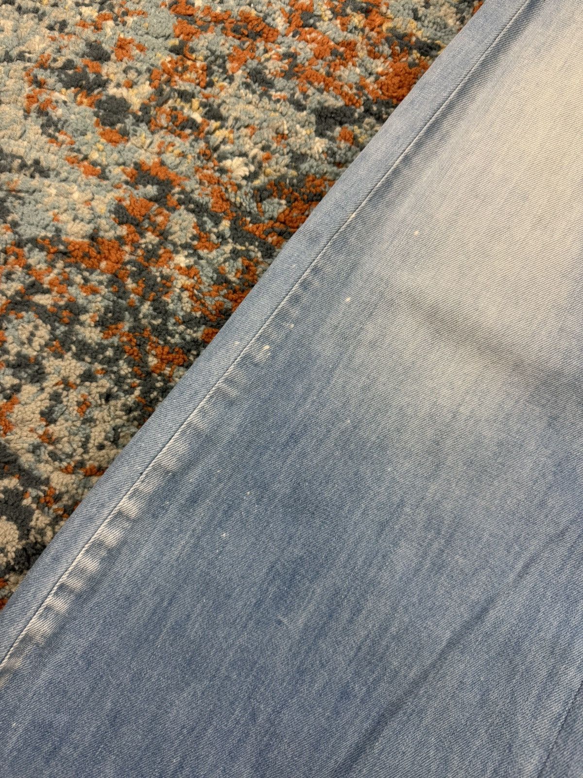Japanese Brand Vintage Y2K Nolita bell bottom flared printed denim jeans Size 28" / US 6 / IT 42 - 13 Thumbnail