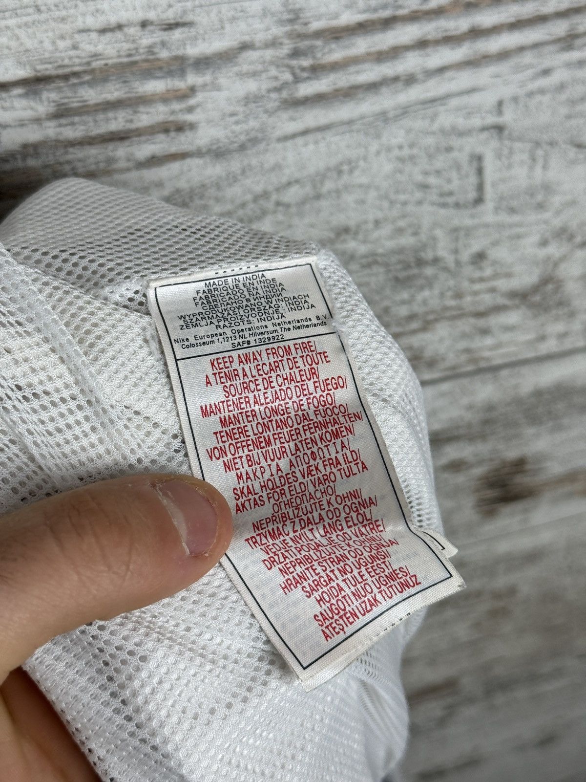 Nike × Vintage Mens Vintage Nike white drill pants swoosh sweatpants rare Size US 34 / EU 50 - 25 Thumbnail