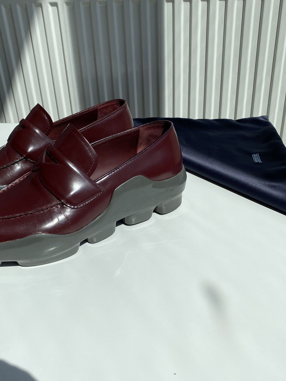 Prada Prada Penny Loafers Platforms Leather Size US 6 / IT 36 - 5 Thumbnail