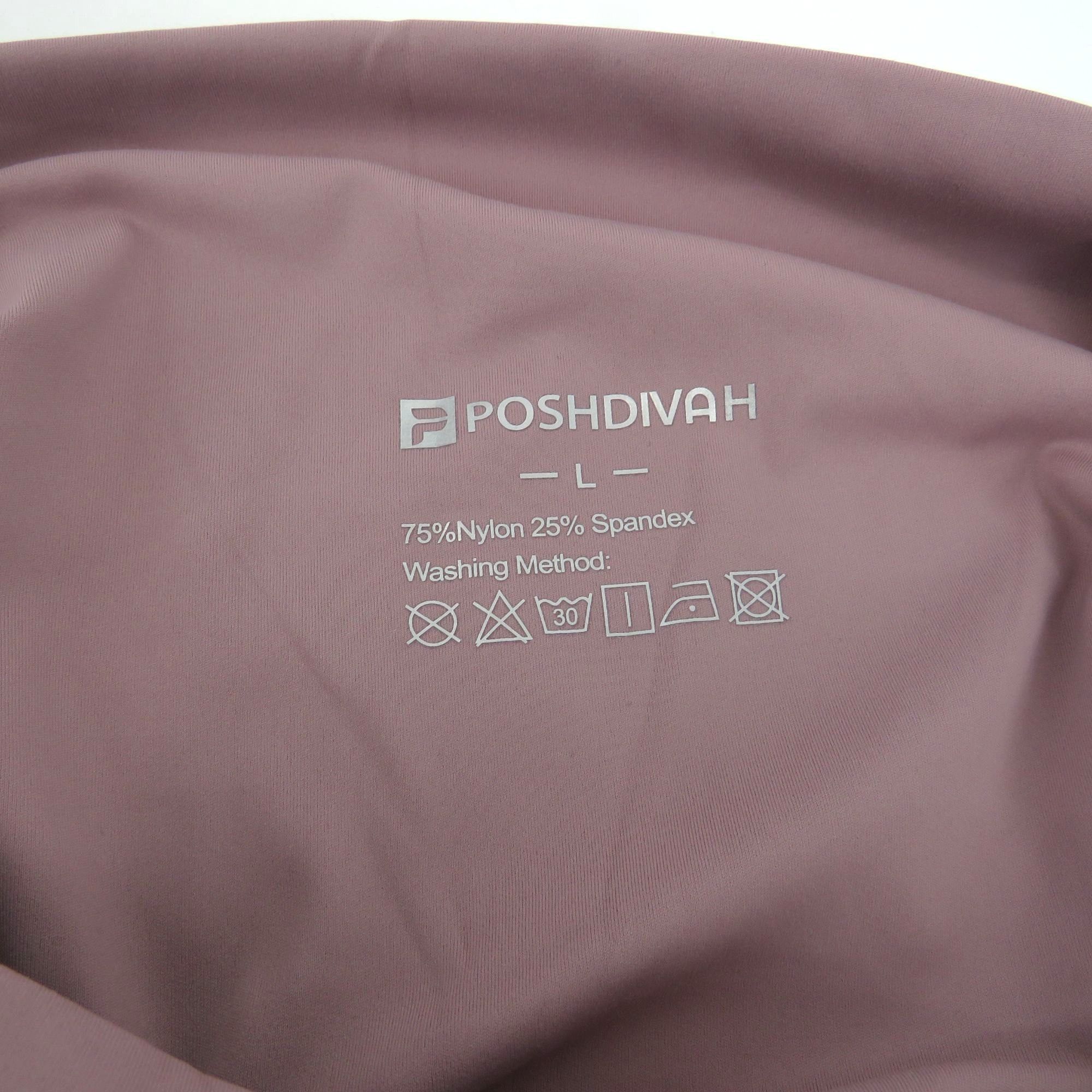 Other Poshdivah Women's Maternity Mauve Shorts Pockets Large NWT Size 31" - 4 Thumbnail