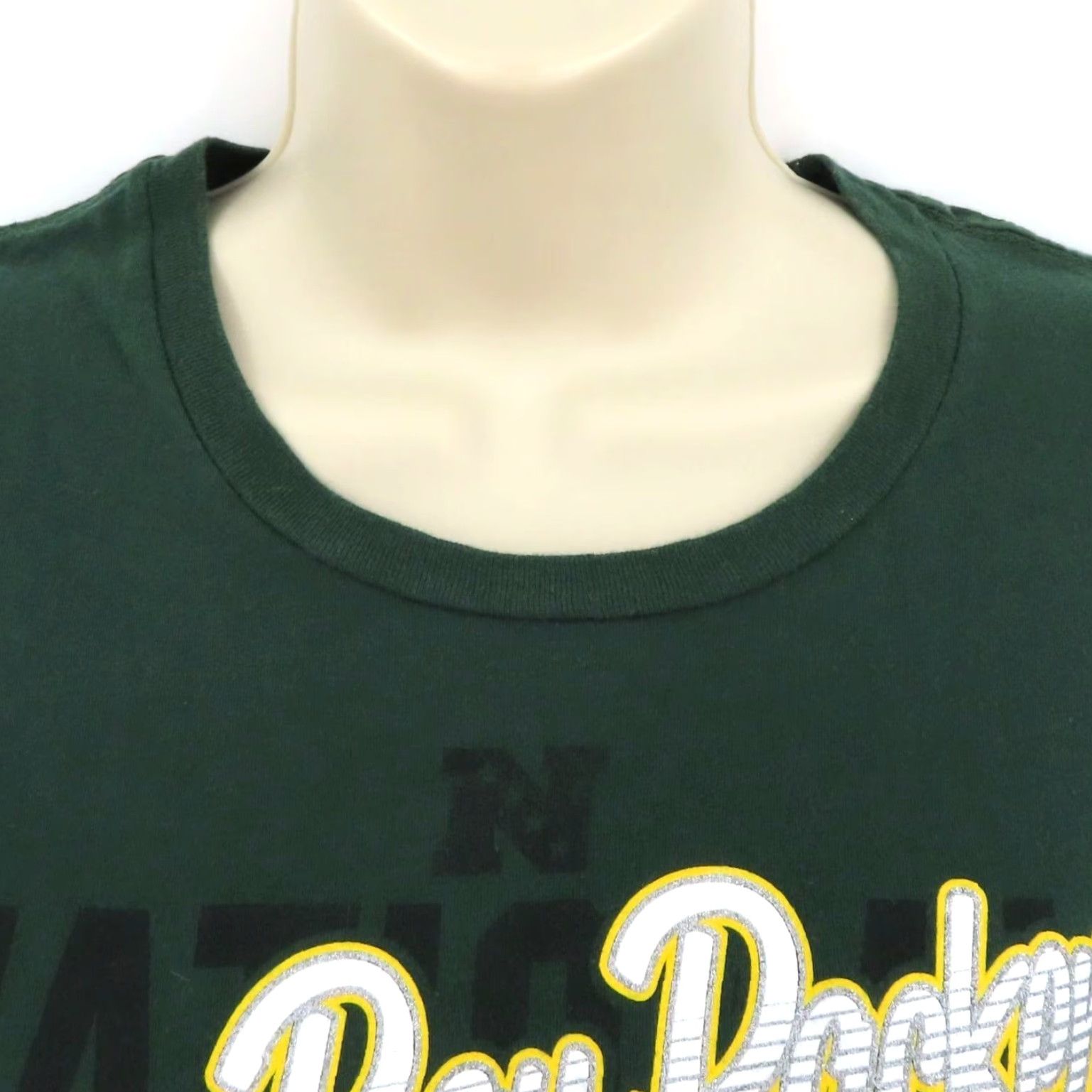 NFL NFL Women T-Shirt Long Sleeve Green Bay Packers Football Shirt Small Green NFL Women's Size S Cotton Top Size S / US 4 / IT 40 - 2 Thumbnail