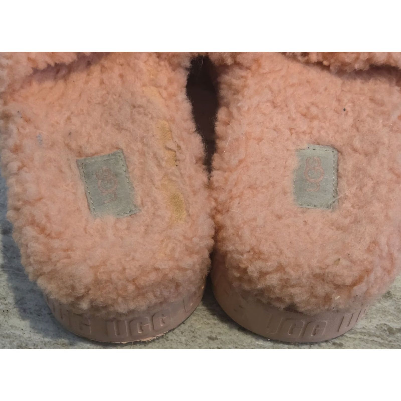 Ugg UGG Fluffita Pink Shearling Platform Slides Sandals Women's Size 8 Size US 8 / IT 38 - 3 Thumbnail