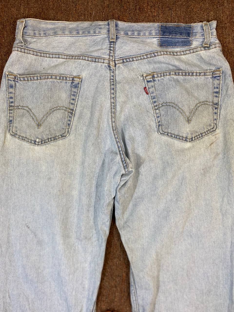 Levi's vintage levis 550 relaxed fit distressed denim Size US 36 / EU 52 - 3 Thumbnail