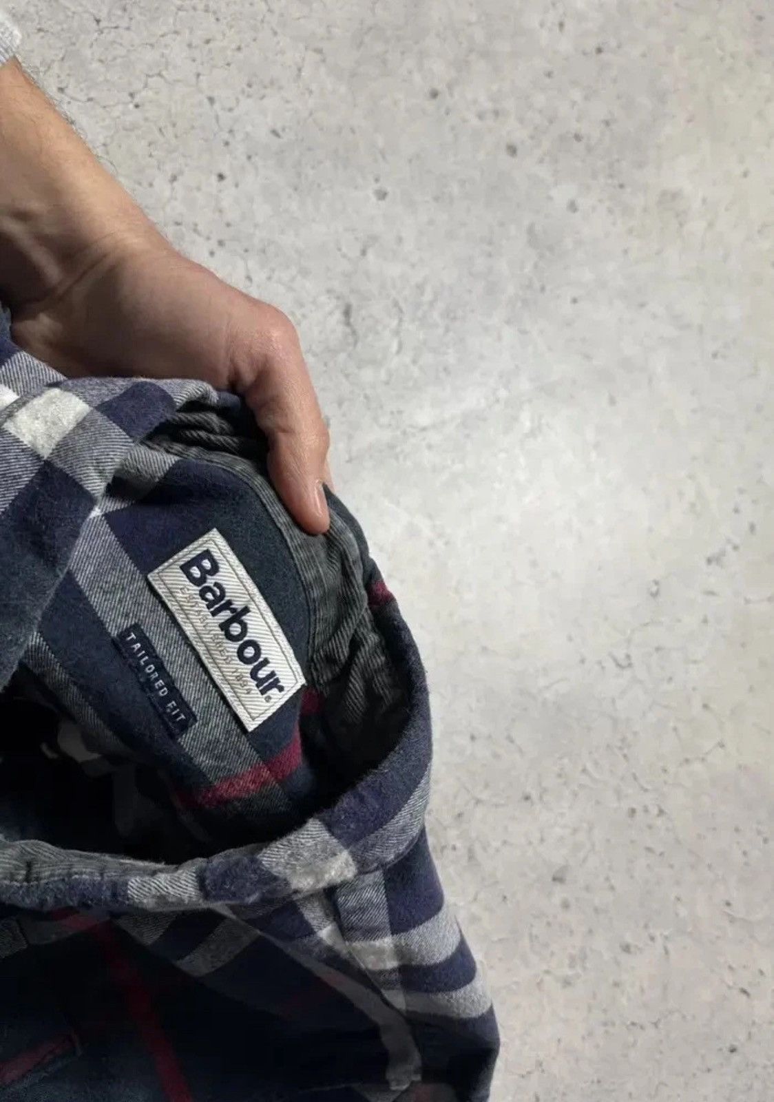 Barbour Barbour Checked Flannel Button Up Shirt Jacket Size XXI Size US XXL / EU 58 / 5 - 2 Thumbnail